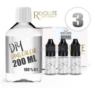 Nikotinos Alapfolyadék Revolute Pack 200 ml VG 6mg